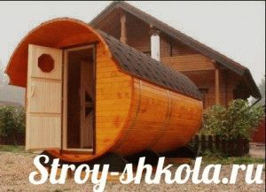 Устройство бани бочки Устройство бани бочки