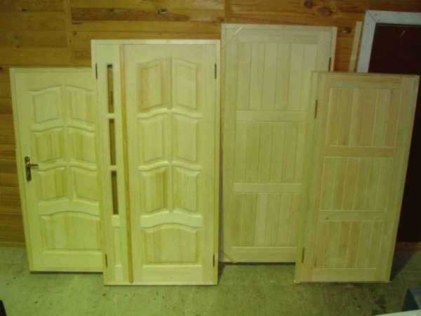 Дверь для бани из липы