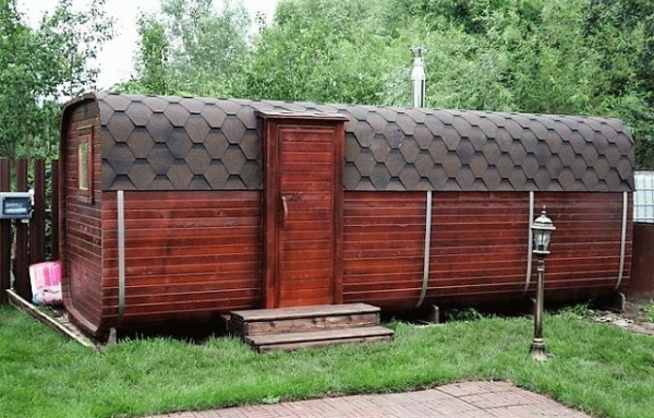 Устройство бани бочки Устройство бани бочки