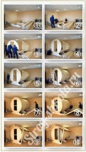 Устройство бани бочки Устройство бани бочки