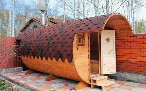 Устройство бани бочки Устройство бани бочки