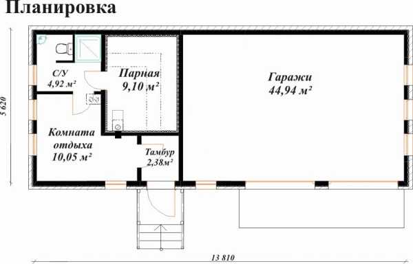 Баня в гараже своими руками