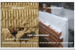 Минвата или пенопласт что лучше Минвата или пенопласт что лучше