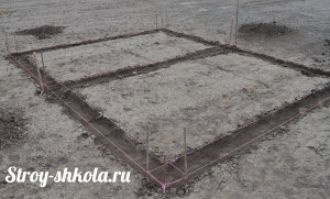 Фундамент под баню из блоков Фундамент под баню из блоков