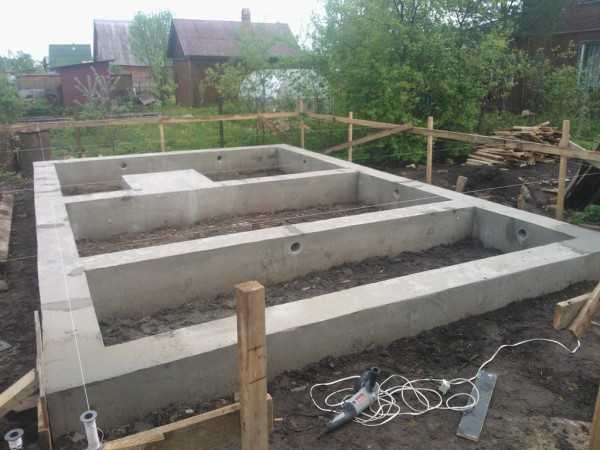 Фундамент для бани из бруса Фундамент для бани из бруса