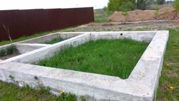 Фундамент для бани Фундамент для бани