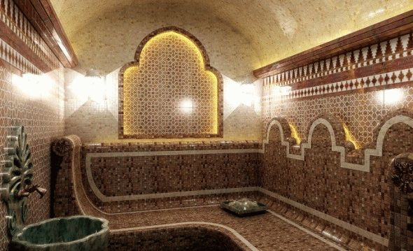 Хамам в квартире в ванной