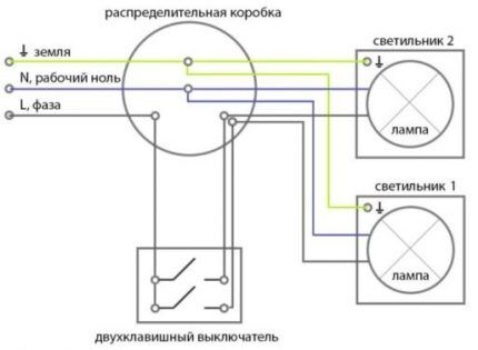 Схема подключения двухклавишного выключателя и пошаговое руководство по его установке Схема подключения двухклавишного выключателя и пошаговое руководство по его установке